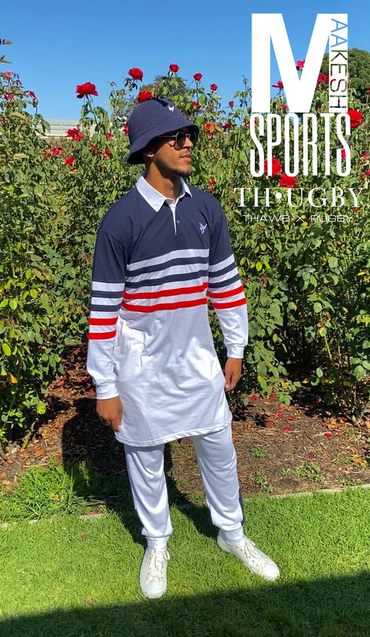 TH•UGBY Thawb x Rugby - Red/White/Blue